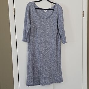 J.Jill Space Dyed Purejill Dress, Size L